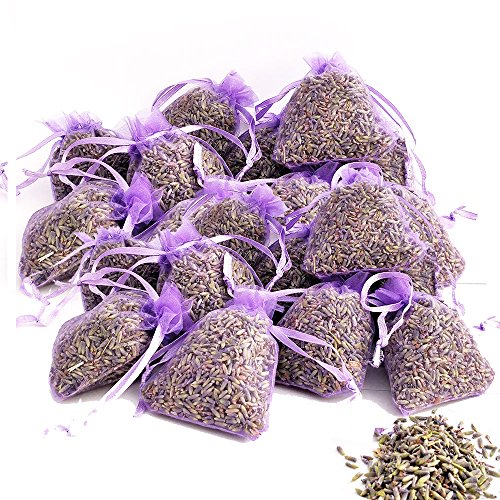 OLILLY Ernte 2023-25 x Lavendelsäckchen mit Lavendel aus der Provence - 250 g (Violett, 25 Säckchen) von OLILLY