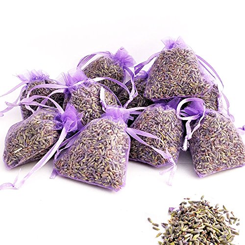 OLILLY Ernte 2023-12 x Lavendelsäckchen mit Lavendel aus der Provence - 120 g (Violett, 12 Säckchen) von OLILLY