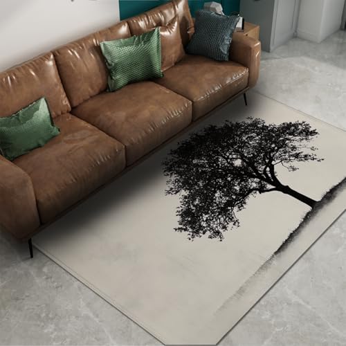 OLLIAR Home Tuschemalerei Moderne Teppiche für Wohnzimmer Abstrakte Kunst Rustikaler Baumbereich Teppich Wohnkultur Flauschiger waschbarer Niederflorteppich für Büro Studio 180x270cm OLLIAR Home Tuschemalerei Moderne Teppiche für Wohnzimmer Abstrakte Kunst Rustikaler Baumbereich Teppich Wohnkultur Flauschiger waschbarer Niederflorteppich für Büro Studio 180x270cm von OLLIAR Home