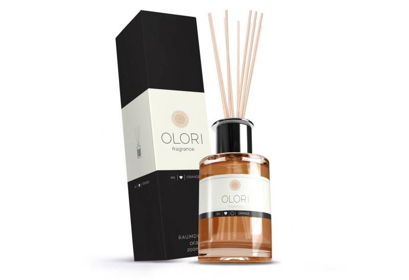 OLORI Raumduft Diffuser I Orange I mit ätherischen Ölen I 200 ml (1-St) von OLORI