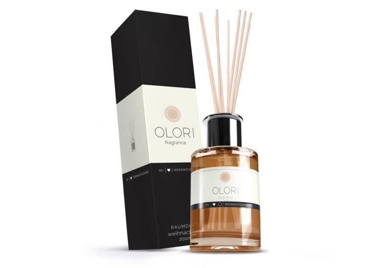 OLORI Raumduft Diffuser I Zimt/Orange I mit ätherischen Ölen I 200 ml (1-St) von OLORI