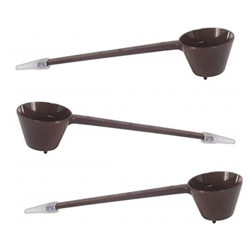 3er Pack Kaffeemaß trichterförmig mit Pinsel braun Füllmenge ca. 6,5 g, aus Kunststoff Kaffeelöffel Messlöffel 3er Pack Kaffeemaß trichterförmig mit Pinsel braun Füllmenge ca. 6,5 g, aus Kunststoff Kaffeelöffel Messlöffel von OLShop AG