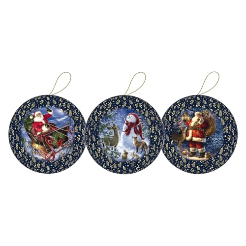 3er Set Weihnachtskugeln zum Befüllen Ø 10 cm Blue Christmas 3er Set Weihnachtskugeln zum Befüllen Ø 10 cm Blue Christmas von OLShop AG