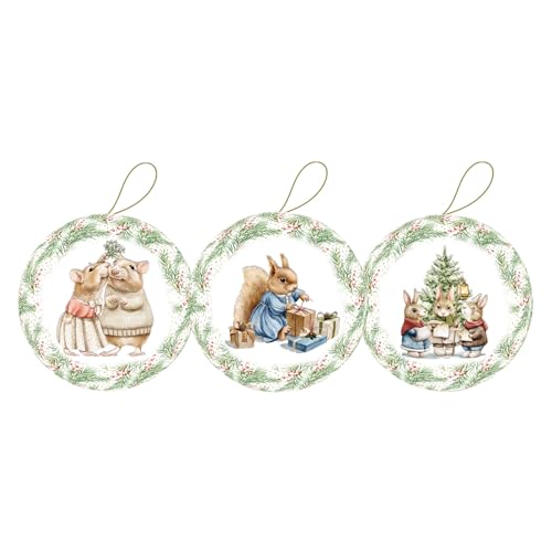 3er Set Weihnachtskugeln zum Befüllen Ø 10 cm Unterm Mistelzweig 3er Set Weihnachtskugeln zum Befüllen Ø 10 cm Unterm Mistelzweig von OLShop AG