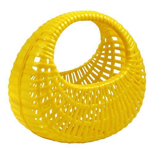 DDR Plastikkörbchen Plastikkorb gelb, Spielzeugkörbchen, Kunststoffkörbchen, Einkaufskörbchen, Kinderkorb von OLShop AG