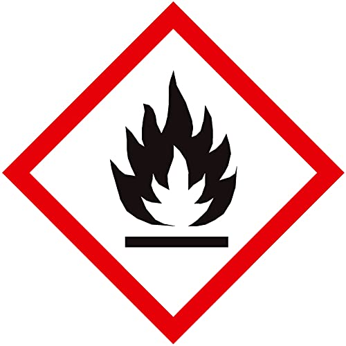 GHS-Symbol 02 Flamme - entzündbare Stoffe 300 mm x 300 mm Einzeletikett von OLShop AG