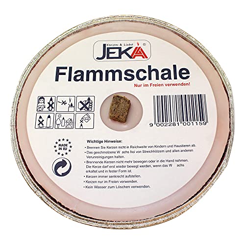 OLShop AG 20er Pack Partylichter/Flammschale Assiette Andreas Licht je ca. 160 x 25 mm Partykerze rund Tischkerze von OLShop AG