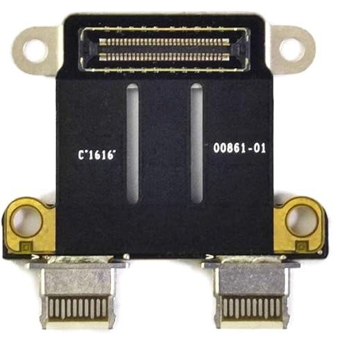 OLVINS DC in Power Jack Board für MacBook Pro 13 "15" A1706 A1707 A1708 2016 2017 USB-C 00861-A von OLVINS