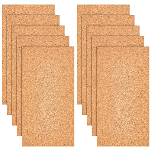 OLYCRAFT 10 Blatt Korkplatten 305x155 mm Dünne Korkrolle 1mm Dick Braune Korkplatte Rechteckige Korkfliesen Korkmatten Für Untersetzer Tischset Küche Esszimmer Heimwerkerbedarf von OLYCRAFT