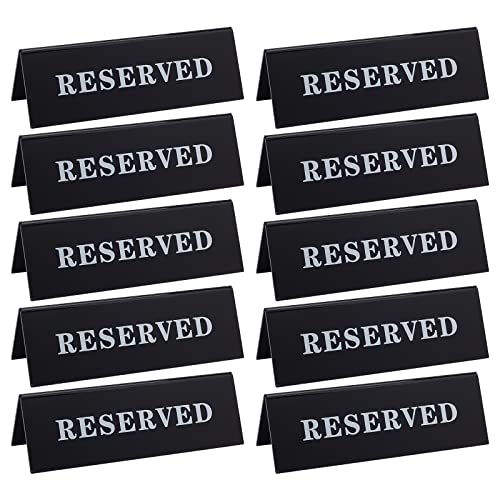 OLYCRAFT 10 Stück Schwarz Reserviert Tischschild 150x50mm Acryl Reservierte Tischschilder Reservierte Tischkarten Gastreservierung Tisch-Sitzschild Für Restaurant Hochzeit Sitzreservierung OLYCRAFT 10 Stück Schwarz Reserviert Tischschild 150x50mm Acryl Reservierte Tischschilder Reservierte Tischkarten Gastreservierung Tisch-Sitzschild Für Restaurant Hochzeit Sitzreservierung von OLYCRAFT
