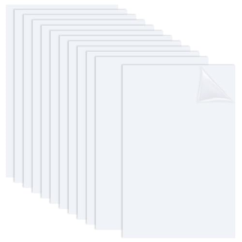 OLYCRAFT 12 Blatt Weiße ABS Kunststoffplatte 15x10cm ABS Kunststoffplatte 0.5mm Dicke Hartplastikplatte Flexible Polystyrol Kunststoffplatte Für Den Bau von Modellbaumaterialien von OLYCRAFT