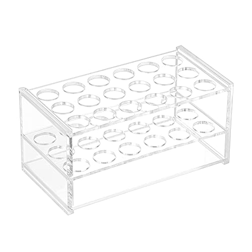 OLYCRAFT 18 Steckdosen Acryl Klar Reagenzglas Rack Transparent Acryl Reagenzglas Rack Zentrifuge Tube Halter Labortory Display Ständer Laborbedarf 16 mm Durchmesser für Reagenzgläser Chemie Labor OLYCRAFT 18 Steckdosen Acryl Klar Reagenzglas Rack Transparent Acryl Reagenzglas Rack Zentrifuge Tube Halter Labortory Display Ständer Laborbedarf 16 mm Durchmesser für Reagenzgläser Chemie Labor von OLYCRAFT