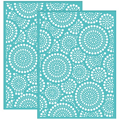 OLYCRAFT 2 Stück 14x19.5 cm Siebdruckschablonen Abstrakte Kreise Muster Selbstklebende Mesh Transferschablonen Wiederverwendbare Runde Siebdruckschablonen Zum Bedrucken von Holz T Shirts Taschen OLYCRAFT 2 Stück 14x19.5 cm Siebdruckschablonen Abstrakte Kreise Muster Selbstklebende Mesh Transferschablonen Wiederverwendbare Runde Siebdruckschablonen Zum Bedrucken von Holz T Shirts Taschen von OLYCRAFT