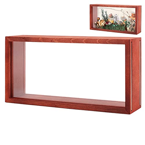 OLYCRAFT 26×13×6cm Schatten Fotorahmen Schattenbox Bilderrahmen Mit Doppelseitigem Acryl Klarsichtfenster DIY Schaukasten Holzkiste Rahmen Für Getrocknete Blumenmuster Kunsthandwerk Souvenirs OLYCRAFT 26×13×6cm Schatten Fotorahmen Schattenbox Bilderrahmen Mit Doppelseitigem Acryl Klarsichtfenster DIY Schaukasten Holzkiste Rahmen Für Getrocknete Blumenmuster Kunsthandwerk Souvenirs von OLYCRAFT