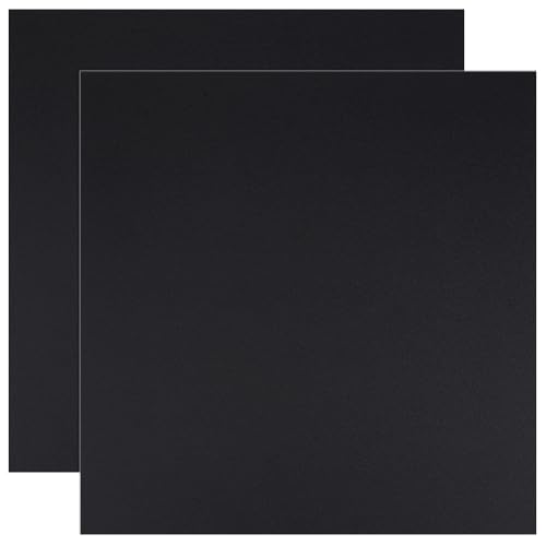 OLYCRAFT 2pcs Thermoform Blätter 30x30cm Schwarz PVC-Platten 0.2cm Dickes Quadrat PVC-Kunststoffplatten zweiseitig Hitze formbar Panel Thermoform Board für DIY Craft Projekte OLYCRAFT 2pcs Thermoform Blätter 30x30cm Schwarz PVC-Platten 0.2cm Dickes Quadrat PVC-Kunststoffplatten zweiseitig Hitze formbar Panel Thermoform Board für DIY Craft Projekte von OLYCRAFT