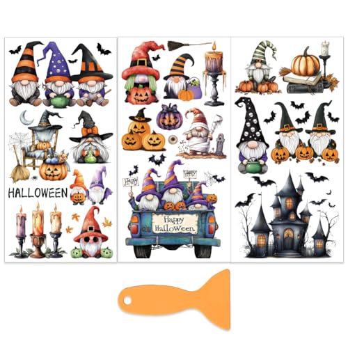 OLYCRAFT 3 Stück/Set Halloween Zwerge Zum Aufreiben von Transfers Für Möbel Und Kunsthandwerk 15x30cm Halloween Möbelaufkleber Dekor Kürbis Transferaufkleber Mit 1 Teiligem Schaber OLYCRAFT 3 Stück/Set Halloween Zwerge Zum Aufreiben von Transfers Für Möbel Und Kunsthandwerk 15x30cm Halloween Möbelaufkleber Dekor Kürbis Transferaufkleber Mit 1 Teiligem Schaber von OLYCRAFT