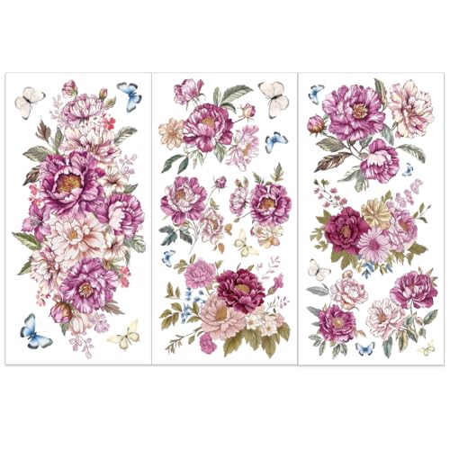 OLYCRAFT 3 Stück/Set Pfingstrosen Transferaufkleber Zum Aufreiben Für Möbel Und Kunsthandwerk 15x30cm Große Rosen Möbelaufkleber Vintage Fantasieblumen Transferaufkleber Abziehbilder Zum Aufreiben OLYCRAFT 3 Stück/Set Pfingstrosen Transferaufkleber Zum Aufreiben Für Möbel Und Kunsthandwerk 15x30cm Große Rosen Möbelaufkleber Vintage Fantasieblumen Transferaufkleber Abziehbilder Zum Aufreiben von OLYCRAFT
