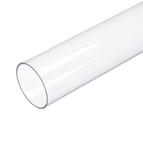 OLYCRAFT 305x55 mm Acryl Rundrohr Transparent Starres Acrylrohr Klar Rund Hohl Rund Stangenstange Hohl Acrylrohr Für DIY Bastelarbeiten Lampen Aquarien Architekturmodellbau von OLYCRAFT