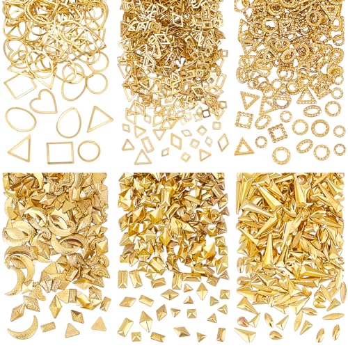 OLYCRAFT 38g 6 Beutel Geometrische Themen Harzfüller Metallfüller Charms Metall Nagelstecker Messingharzzubehör Füllzubehör Für Harz Schmuckherstellung Und Nageldekoration OLYCRAFT 38g 6 Beutel Geometrische Themen Harzfüller Metallfüller Charms Metall Nagelstecker Messingharzzubehör Füllzubehör Für Harz Schmuckherstellung Und Nageldekoration von OLYCRAFT
