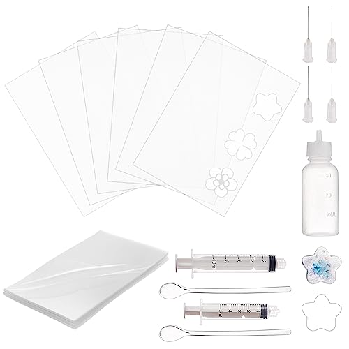 OLYCRAFT 39 Teiliges Kunststoff Versiegelungs Schutzfolien Set 9x13cm Weiße Shaker Form Versiegelungsfolien Und Kleberspender Spritzen Und Kunststoffnadeln Flasche Und Löffel Für Harz Shaker Form OLYCRAFT 39 Teiliges Kunststoff Versiegelungs Schutzfolien Set 9x13cm Weiße Shaker Form Versiegelungsfolien Und Kleberspender Spritzen Und Kunststoffnadeln Flasche Und Löffel Für Harz Shaker Form von OLYCRAFT