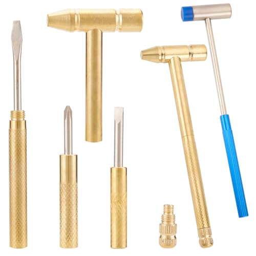 OLYCRAFT 6in 1 Mini Multifunktions Hammer Mit Mini Edelstahl Hammer Eisen Mini Hammer Mit Schraubendreher Handwerkzeugen Multifunktionaler Schmuckhammer Zum Reparieren von Uhren Schmuck OLYCRAFT 6in 1 Mini Multifunktions Hammer Mit Mini Edelstahl Hammer Eisen Mini Hammer Mit Schraubendreher Handwerkzeugen Multifunktionaler Schmuckhammer Zum Reparieren von Uhren Schmuck von OLYCRAFT
