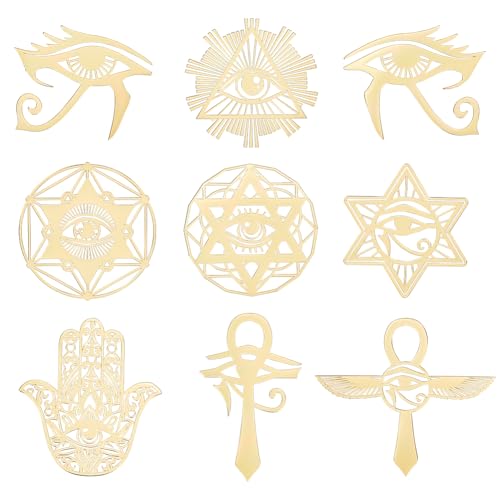 OLYCRAFT 9 Stück 4x4cm Goldene Metallaufkleber Auge von Ägypten Metallaufkleber Selbstklebende Aufkleber Religiöse Themen Epoxidaufkleber Allsehendes Auge Pyramidenaufkleber OLYCRAFT 9 Stück 4x4cm Goldene Metallaufkleber Auge von Ägypten Metallaufkleber Selbstklebende Aufkleber Religiöse Themen Epoxidaufkleber Allsehendes Auge Pyramidenaufkleber von OLYCRAFT