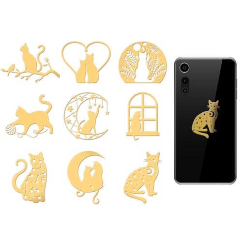 OLYCRAFT 9 Stück 4x4cm Goldene Metallaufkleber Mond Metallaufkleber Katze Selbstklebende Aufkleber Tier Epoxidaufkleber Für DIY Sammelalben Epoxidharz Dekoration OLYCRAFT 9 Stück 4x4cm Goldene Metallaufkleber Mond Metallaufkleber Katze Selbstklebende Aufkleber Tier Epoxidaufkleber Für DIY Sammelalben Epoxidharz Dekoration von OLYCRAFT