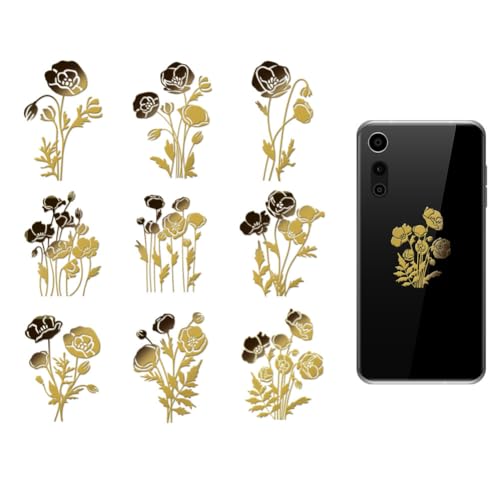 OLYCRAFT 9 Stück 4x4cm Große Metallaufkleber Mit Mohnblumenmuster Selbstklebende Goldene Aufkleber Mit Blumenmotiv Metall Goldaufkleber Für Sammelalben DIY Harzbasteleien Telefondekor. OLYCRAFT 9 Stück 4x4cm Große Metallaufkleber Mit Mohnblumenmuster Selbstklebende Goldene Aufkleber Mit Blumenmotiv Metall Goldaufkleber Für Sammelalben DIY Harzbasteleien Telefondekor. von OLYCRAFT