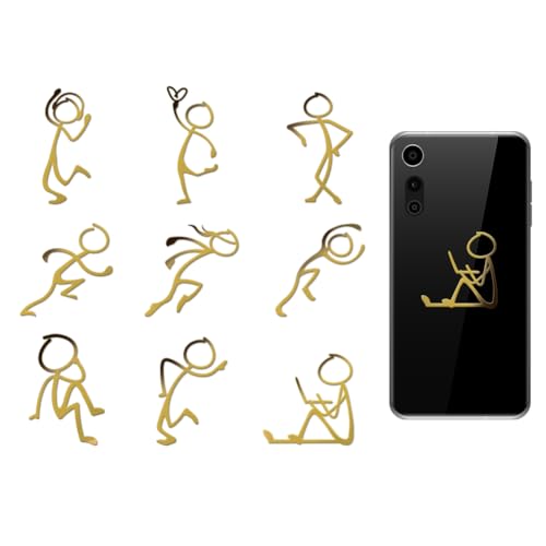 OLYCRAFT 9 Stück 4x4cm Lustige Strichmännchen Metallaufkleber Selbstklebende Goldene Aufkleber Cartoon Thema Metall Goldaufkleber Für Sammelalben DIY Harzhandwerk Telefondekor OLYCRAFT 9 Stück 4x4cm Lustige Strichmännchen Metallaufkleber Selbstklebende Goldene Aufkleber Cartoon Thema Metall Goldaufkleber Für Sammelalben DIY Harzhandwerk Telefondekor von OLYCRAFT