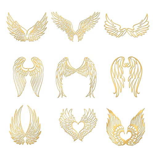 OLYCRAFT 9 Stücke 4x4 cm Engelsflügel Thema Metall Aufkleber Gold Flügel Aufkleber Selbstklebend Gold Messing Aufkleber Für Sammelalben DIY Kunstharz Handwerk Telefon Wasserflasche Dekoration OLYCRAFT 9 Stücke 4x4 cm Engelsflügel Thema Metall Aufkleber Gold Flügel Aufkleber Selbstklebend Gold Messing Aufkleber Für Sammelalben DIY Kunstharz Handwerk Telefon Wasserflasche Dekoration von OLYCRAFT