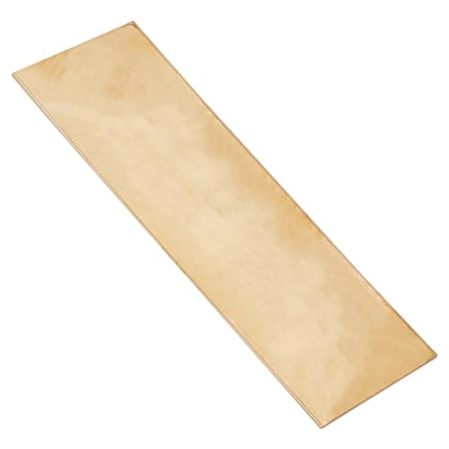 OLYCRAFT Messingblech 50x154 mm Goldmessingblech 2 mm Dick Rechteckig Rohmessingblech Material Rechteckiges Metall Messingblech Metallblech Für Metallstanzmodelle Reparaturen Heimwerkerarbeiten von OLYCRAFT