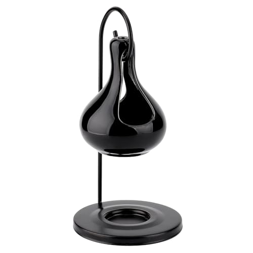 OLYCRAFT Tropfenform Ölwärmer Tropfen Ölbrenner Schwarzer Keramik Ölwärmer Mit Eisengestell Zum Aufhängen Tropfen Ölbrenner Teelichtkerze Duftwärmer Für Öl Weihrauch Aromadiffusor OLYCRAFT Tropfenform Ölwärmer Tropfen Ölbrenner Schwarzer Keramik Ölwärmer Mit Eisengestell Zum Aufhängen Tropfen Ölbrenner Teelichtkerze Duftwärmer Für Öl Weihrauch Aromadiffusor von OLYCRAFT