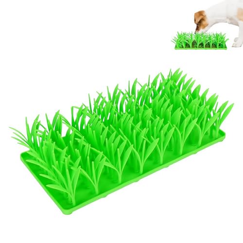 Lick Lawn for Cats, Slow Feeding Snuffle Mat for Cat and Dogs, Interactive Enrichment Cat Mat, Foraging and Stress Relief, Motivate Pets to Forage for Food von OLYGEE