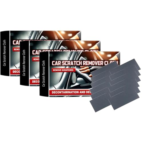 Nano Sparkle Cloth Car Scratch Remover 2025, Professional Paint Repair for Daily Detailing, Reusable Cleaning Cloth (3pcs) von OLYGEE