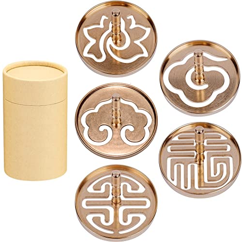 OLizee Räucherstäbchen-Set mit Kraftpapierglas und Räucherstäbchen-Siegelform für selbstgemachtes Duftzubehör, 5 Stück von OLizee