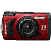 OM System TG-7 red Digitalkamera 12 Megapixel Rot Stoßfest, Wasserdicht, 4K-Video von OM System