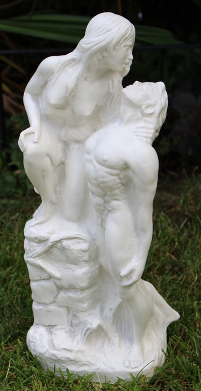 Deko Figur Statue Liebespaar Romeo und Julia klassische Skulptur H 42 cm Dekofigur Kunststoff von OM