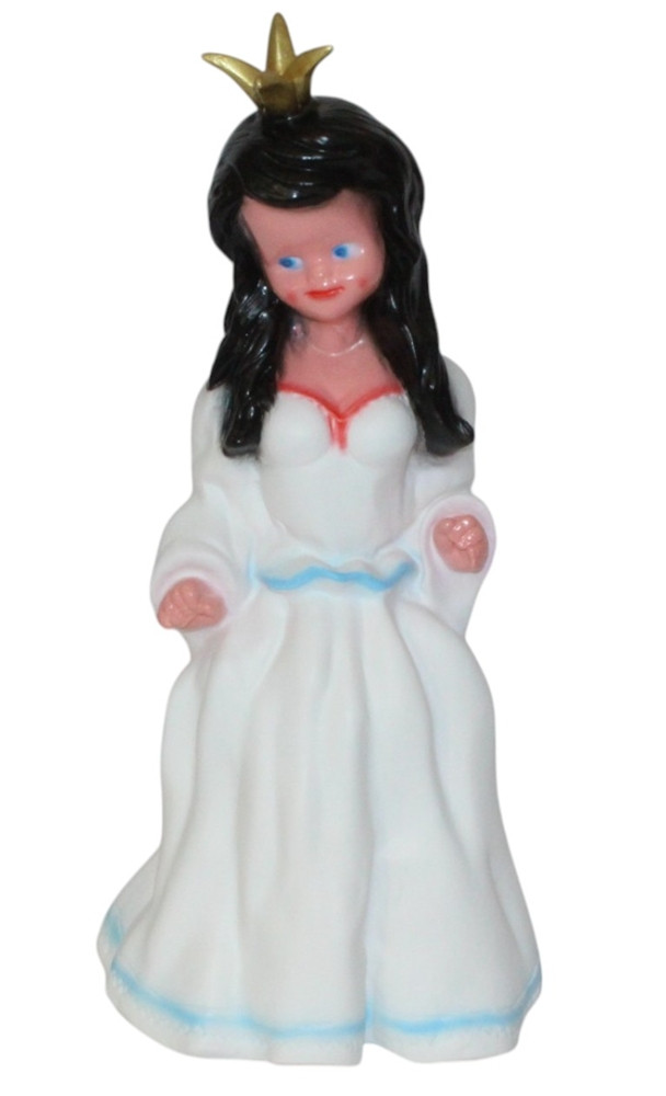 Deko Figur Schneewittchen stehend H 42 cm Märchenfigur Gartenfigur aus Kunststoff von OM