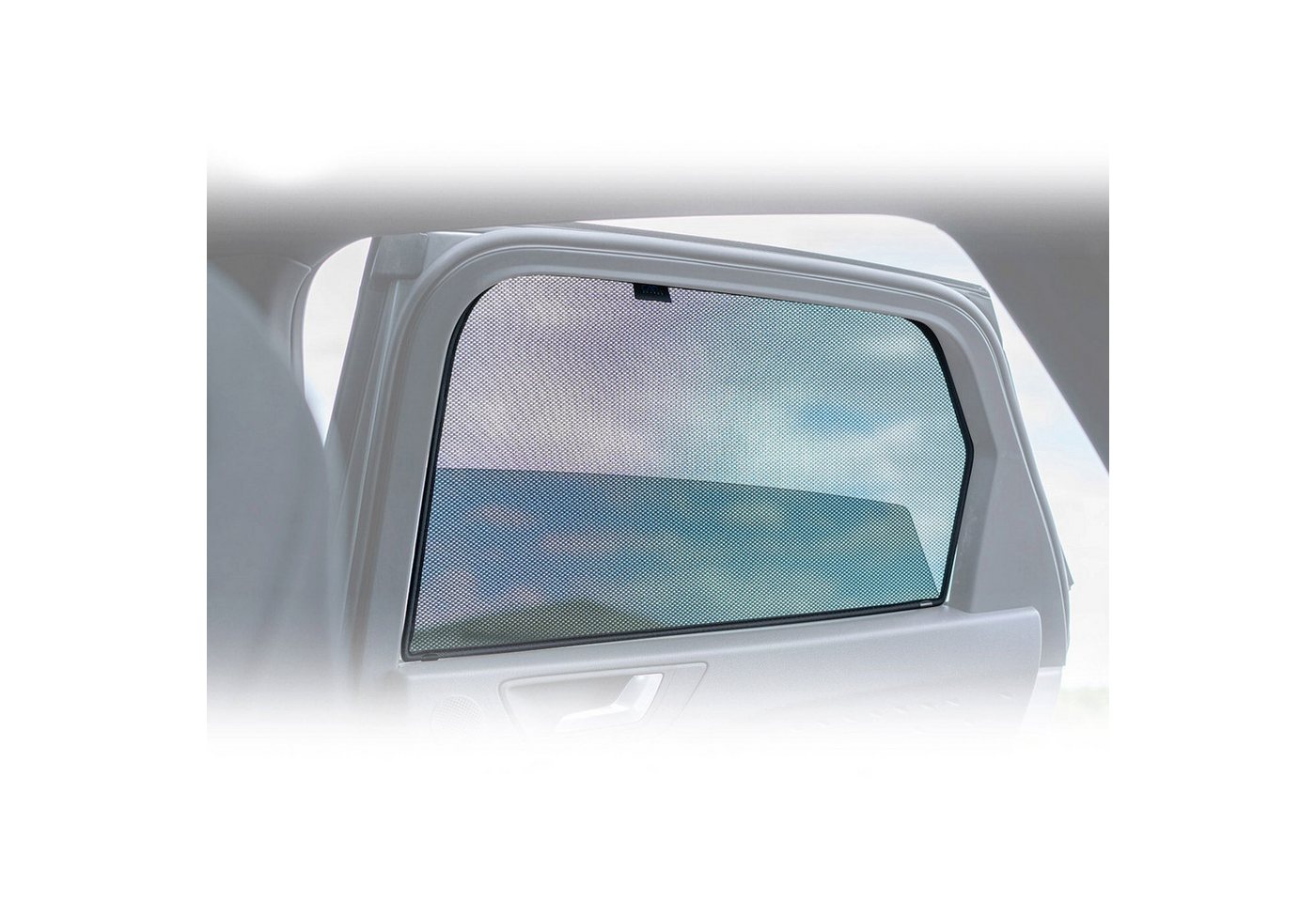 OMAC Autosonnenschutz 2011-2019 Bmw 1er F20 Sonnenschutz Blenden Hintere Türen 2 tlg, 60 x 3 cm, (2-St), Passgenau, Sonnenschutz, UV-Schutz von OMAC