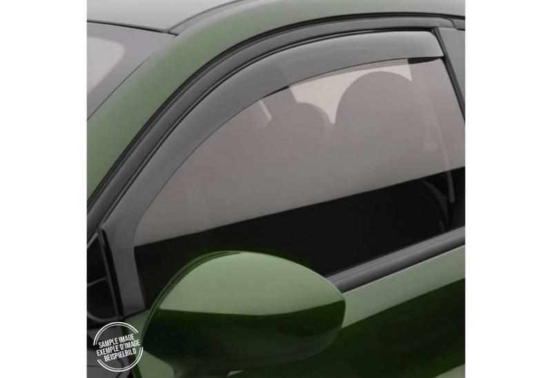 OMAC Lüftungsgitter Windabweiser für Dacia Duster 2010-2012 Dunkel Acryl 2tlg (2 St), Aerodynamisch, Einfache Montage, Waschstraßenfest von OMAC