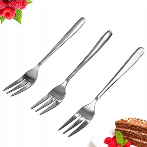 OMAGO, 3x Kuchengabel, 3er Set, Dessertgabeln, elegante Gabel, glatt, 3er Set OMAGO, 3x Kuchengabel, 3er Set, Dessertgabeln, elegante Gabel, glatt, 3er Set von OMAGO
