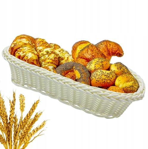 OMAGO, Brotkörbchen, Besteckkörbchen, eleganter Tischkorb, Servierkörbchen, Brotkorb, 2 Farbvarianten (Beige) von OMAGO