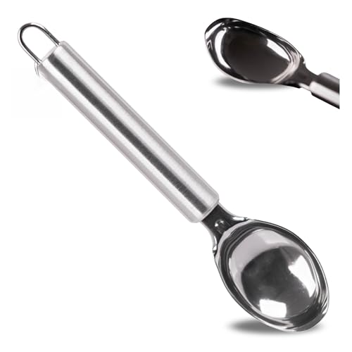 OMAGO, Eisportionierer, Knauföffel, selbstgemachtes Eis, Stahllöffel, ideal zum Portionieren, Küchenhelfer OMAGO, Eisportionierer, Knauföffel, selbstgemachtes Eis, Stahllöffel, ideal zum Portionieren, Küchenhelfer von OMAGO
