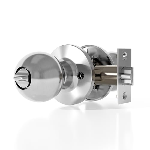 OMANSKO Türknäufe für Eingangstür, Satin-Nickel, Standard-Kugel-Türknäufe mit Schloss und Schlüsseln, für Schlafzimmer oder Badezimmer, Innen- und Außentür, 4 Stück OMANSKO Türknäufe für Eingangstür, Satin-Nickel, Standard-Kugel-Türknäufe mit Schloss und Schlüsseln, für Schlafzimmer oder Badezimmer, Innen- und Außentür, 4 Stück von OMANSKO
