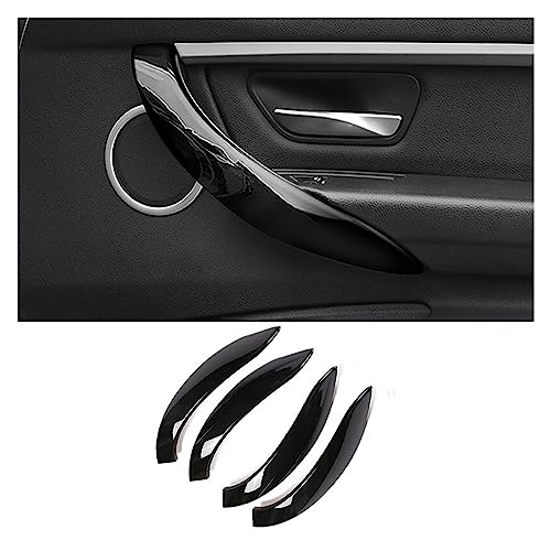 Innen Handgriff Griffverkleidung 4 Stücke Carbon Faser Farbe Inneren Türgriff Panel Abdeckung Trim Für B&MW 3 4 Serie 3GT F34 F36 F30 2013 2014 2015-2018 Innentürgriffe ( Color : Outer handle black ) von OMDHATU