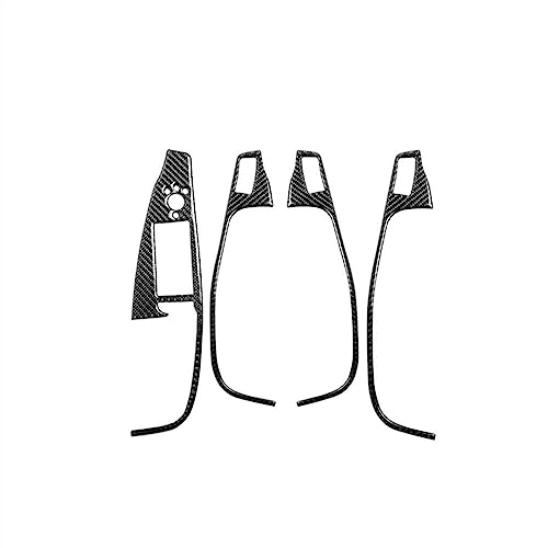 Innen Handgriff Griffverkleidung Auto Fenster Control Switch Panel Aufkleber Trim Aufkleber Carbon Faser Dekoration LHD RHD Für A-udi Q5 8R SQ5 2010-2018 Innentürgriffe ( Color : Left Hand Drive ) von OMDHATU