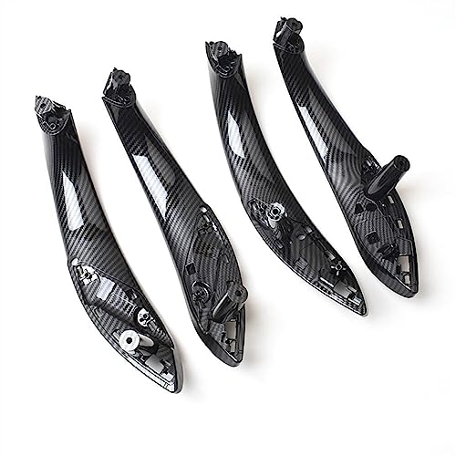 Innen Handgriff Griffverkleidung Carbon Fiber Innen Auto Tür Pull Griff Mit Griff Für B&MW 3 4 Serie F30 F80 F31 F32 F33 F34 Äußere Abdeckung Trim Innentürgriffe ( Color : For F30 F35 F80 4PCS SET ) von OMDHATU