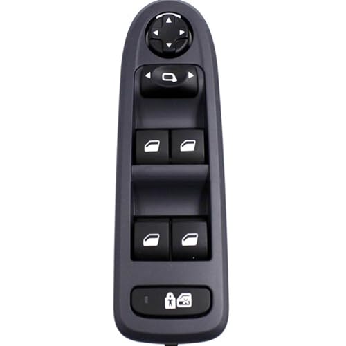 OMDHATU Auto Fenster Control Schalter Seite Spiegel Taste 98054508ZD 96659465ZD 98053439 30170396 Für Peugeot 308 508 2007-2013 (Color : Without Folding) von OMDHATU
