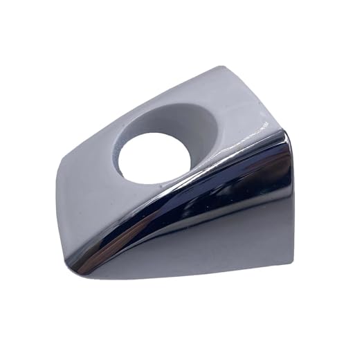 OMDHATU Autotürgriffabdeckung Chrom Schwarz Türgriff Schloss Schlüssel Loch Kappe Für A-UDI A6 C7 Für Avant S6 Für Quattro A7 C8 A8 S8 RS6 RS7 2010-2016 4H1837879 (Color : White Chrome) von OMDHATU