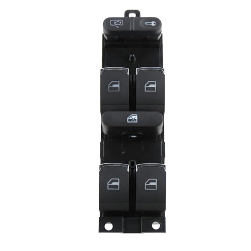 OMDHATU Elektrische Fenster Control Master Schalter Glas Hebe Taste Für VW Für P&assat B5 GTI Für Golf 4 Für Jetta MK4 Für Beetle Für Bora (Color : A) von OMDHATU